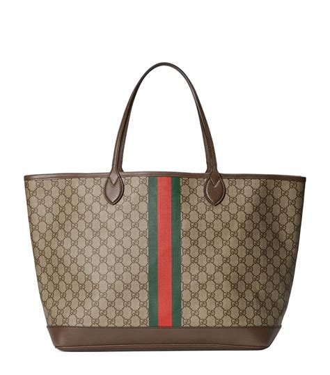 red green gucci tote|gucci denim tote bag.